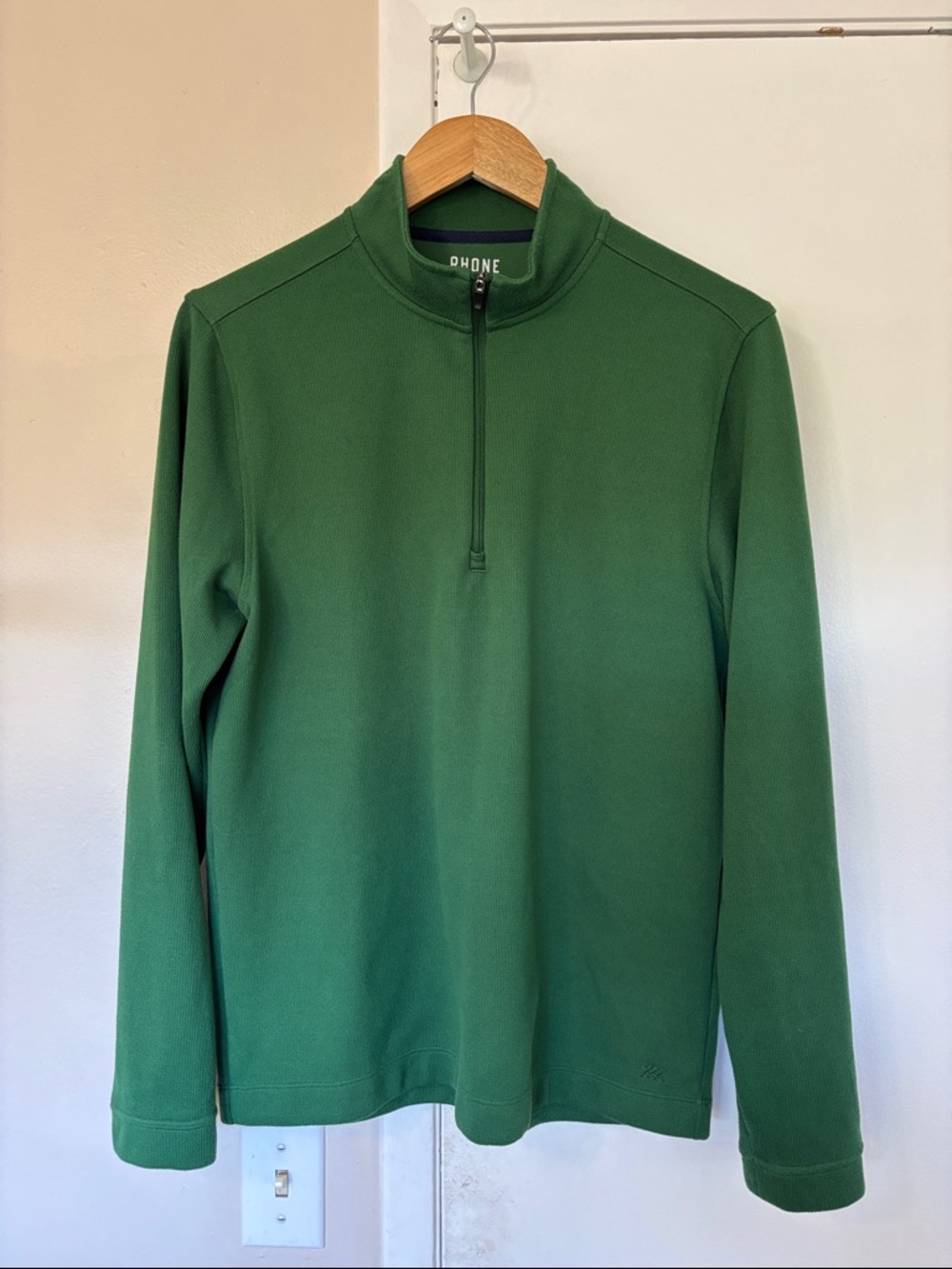 RHONE Half-Zip Mock Neck Sweater